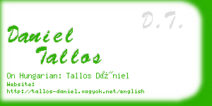 daniel tallos business card